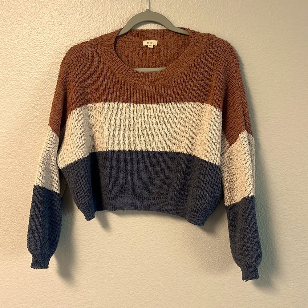 Cropped Knit Sweater
